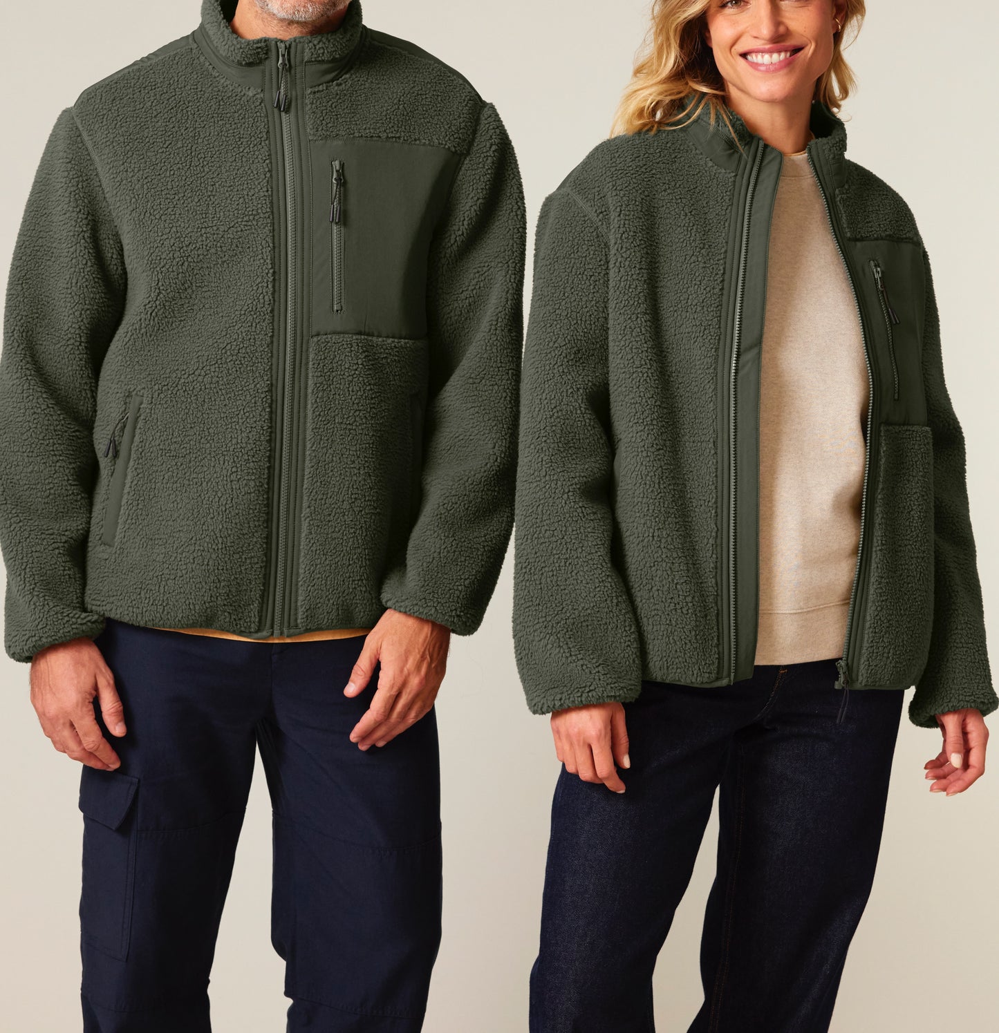 SHERPA JACKET KHAKI
