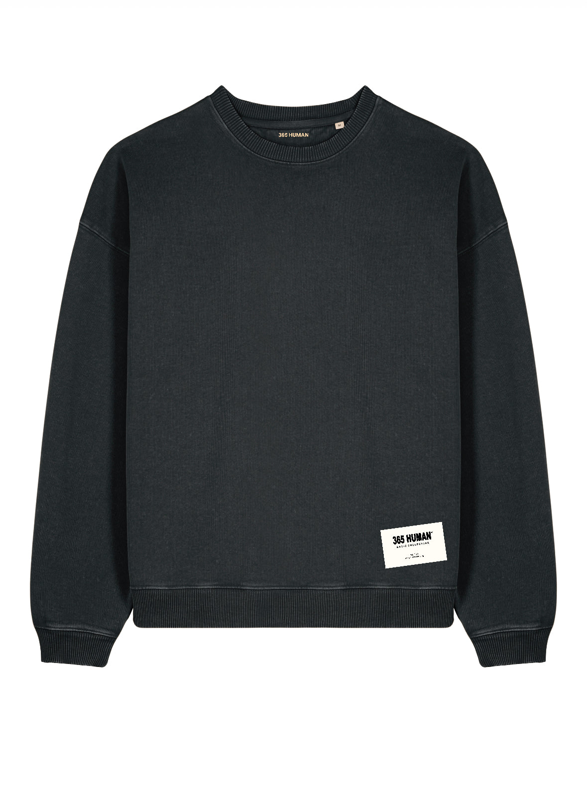 365 HUMAN BASIC SWEATER BLACK