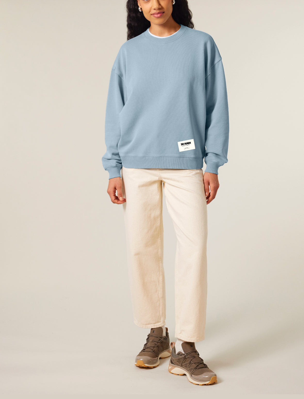 365 HUMAN BASIC SWEATER BLUE