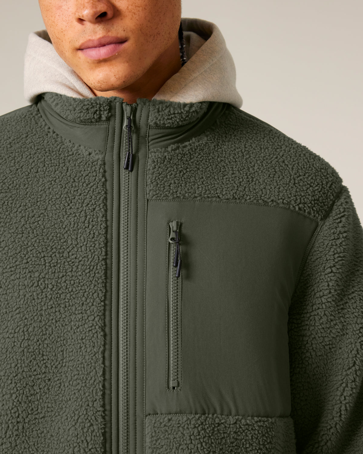 SHERPA JACKET KHAKI