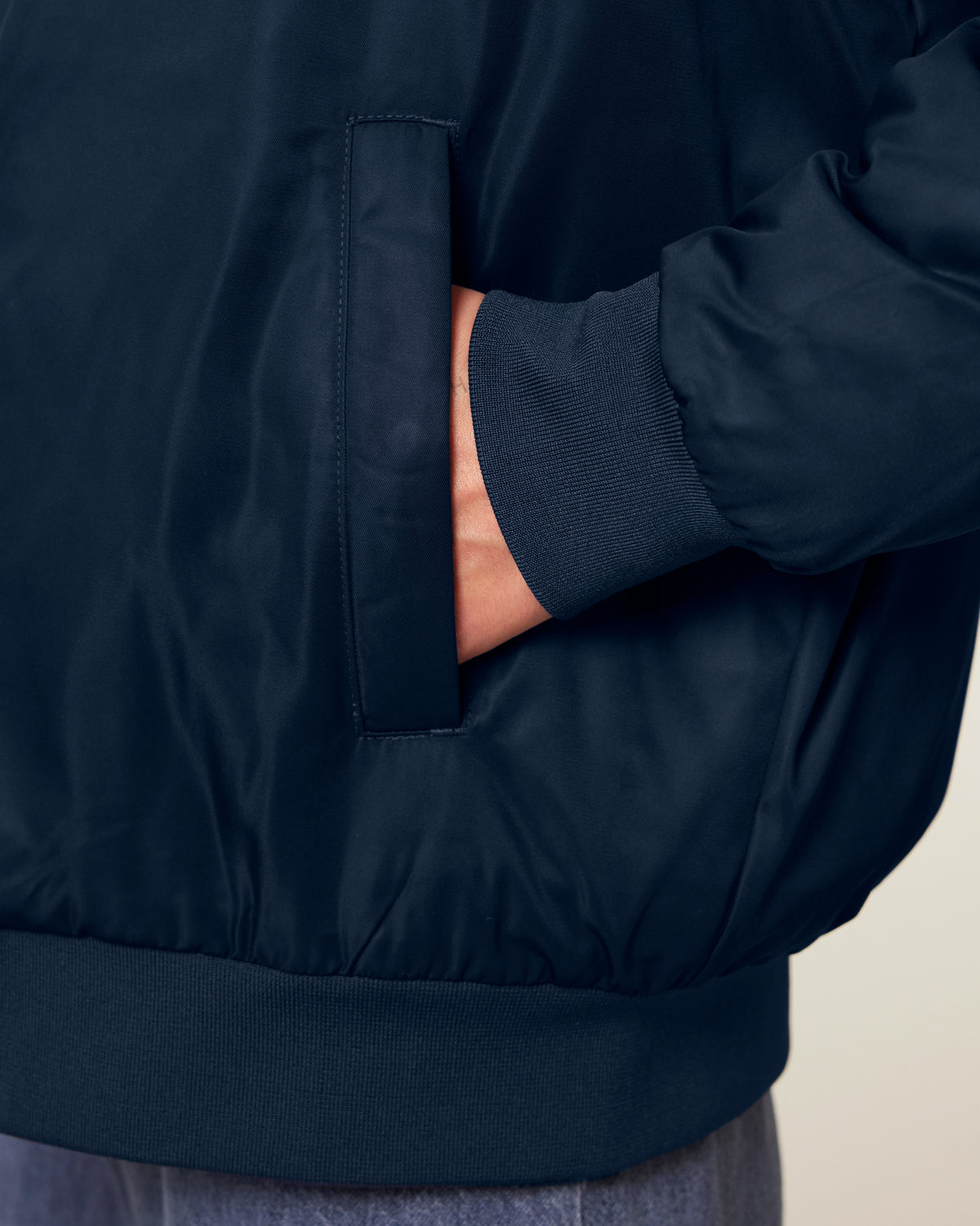 BOMBER JACKET NAVY