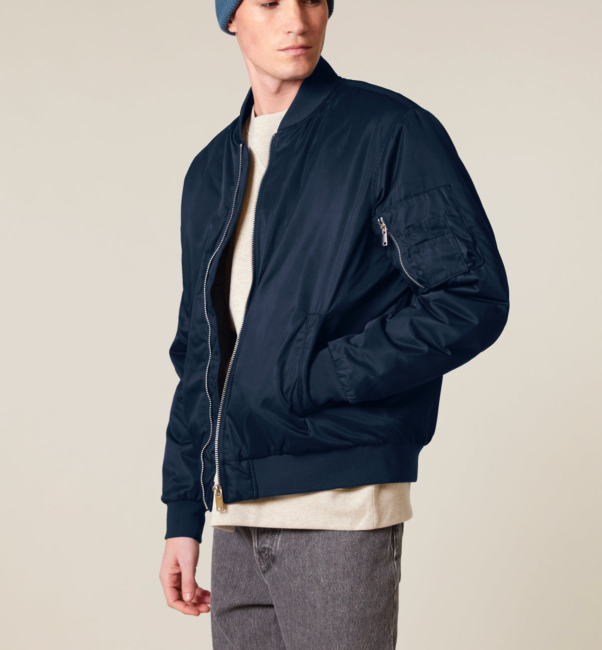 BOMBER JACKET NAVY