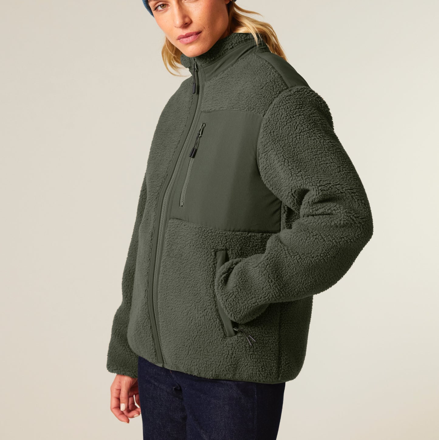 SHERPA JACKET KHAKI