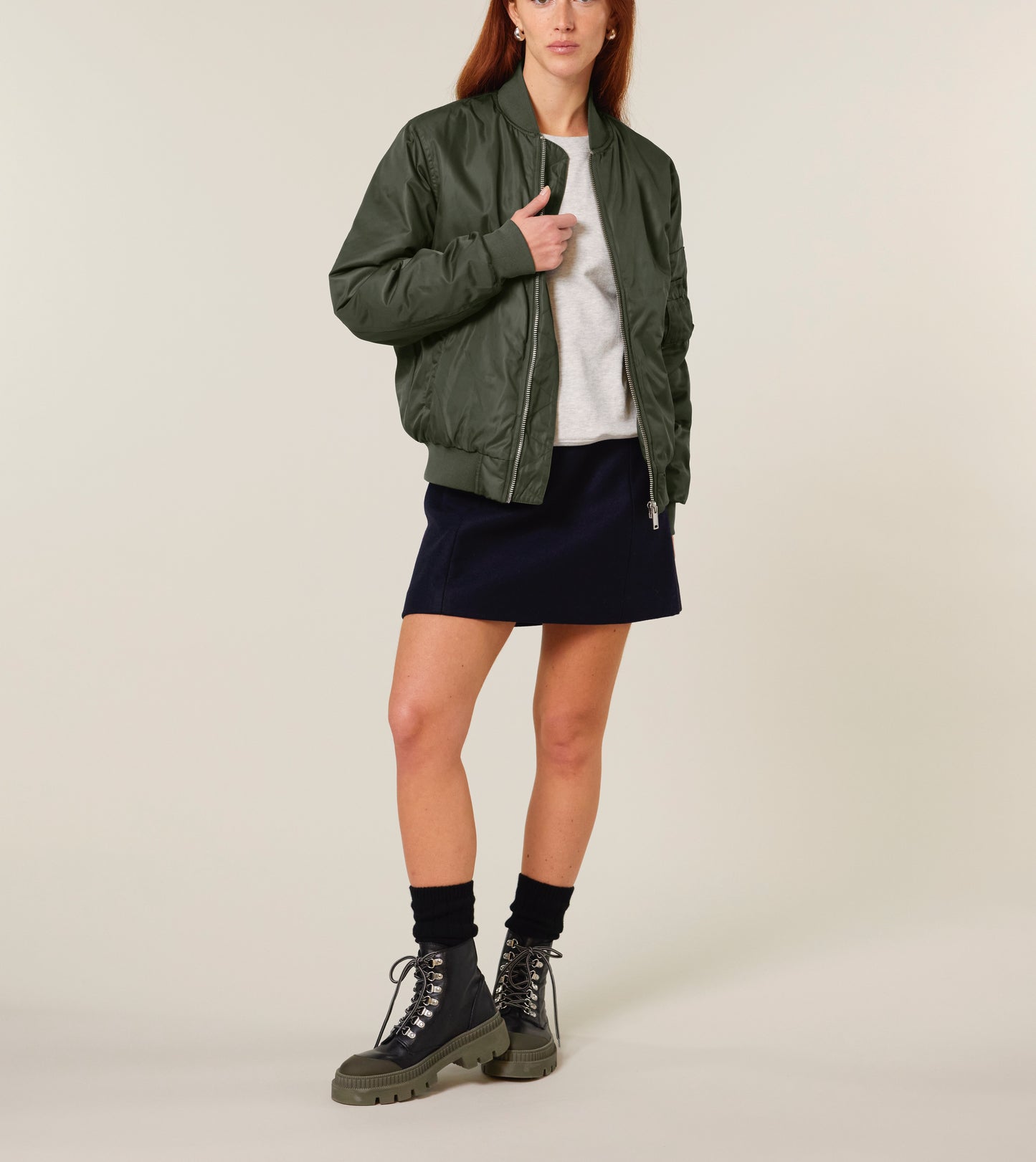 BOMBER JACKET KHAKI