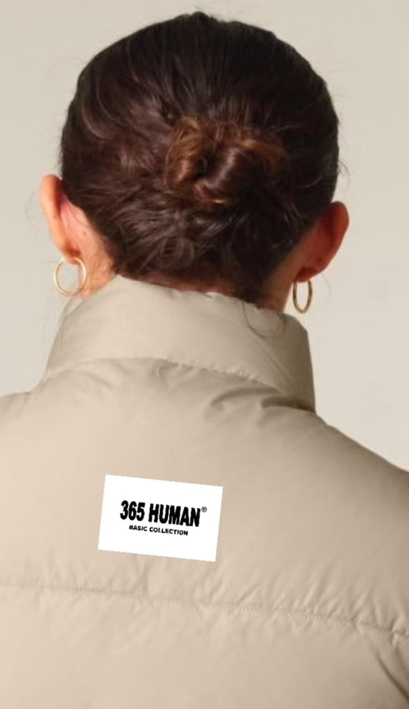 PUFFER WESTE - BEIGE