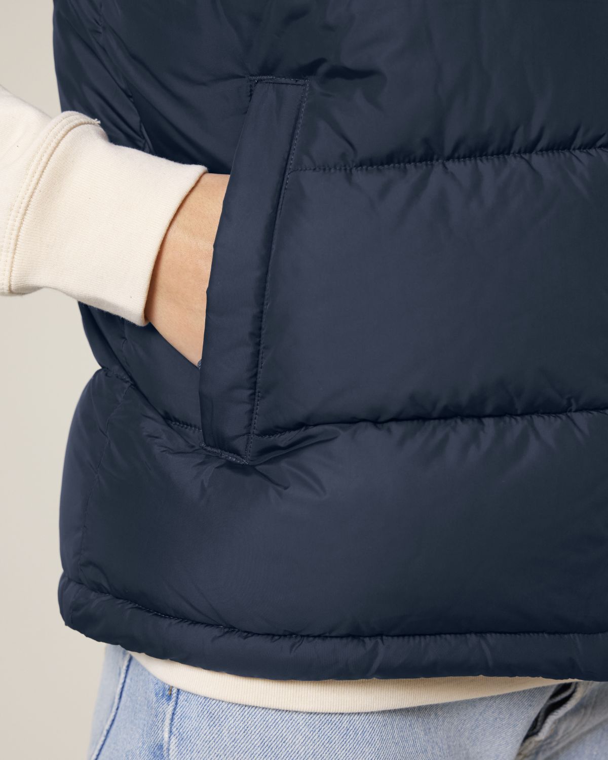 PUFFER WESTE - FRENCH NAVY